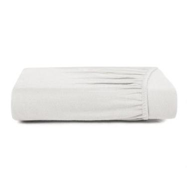 Imagem de Lençol Casal Altenburg em Malha Premium 100% Algodão, Branco