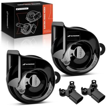 Imagem de A-Premium Buzina de carro elétrico compatível com Audi A4 A4L Q5 Q7 A5 A6L A3 A8 A1 e Volkswagen Golf Tiguan CC Touareg Sagitar Polo Magotan Phaeton & Skoda Octavia Superb & Porsche Cayenne Panamera