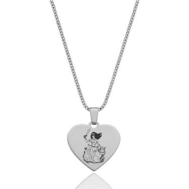 Imagem de Colar Orixá Iansã Oyá Pingente Coração Conexão Espiritual - Balaio de 