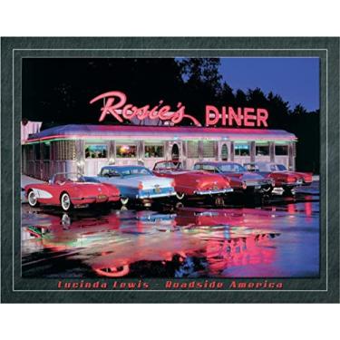 Imagem de Placa de lata Desperate Enterprises Car Culture, Rosie's Diner, zzzz-s, 1