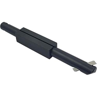 Imagem de Barra de perfuração de extremidade dupla com suporte e broca de ferramenta HSS incluída para máquina de torno