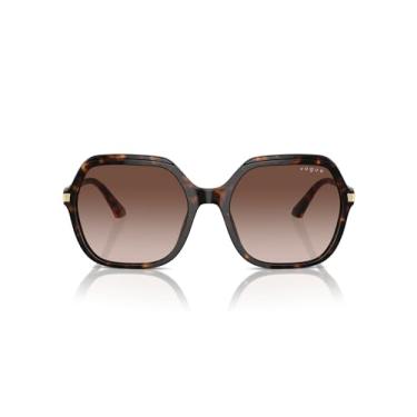 Imagem de Óculos de Sol Vogue Eyewear 0VO5561S W65613 Tam 56 / Havana Marrom - Lentes Marrom