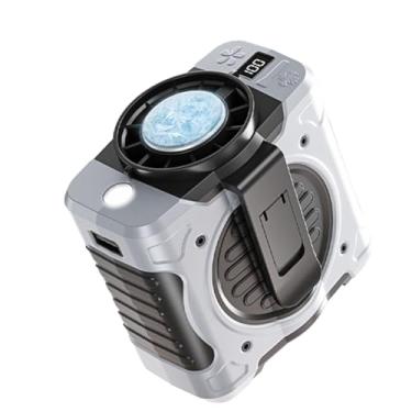 Imagem de NORMIA RITA 3 vias: cintura - pendurado/pescoço - pendurado/à mão - segurado com placa de resfriamento, 199 - nível de volume de ar, carregamento USB, 8000mAh, operação de longa duração, para uso ao