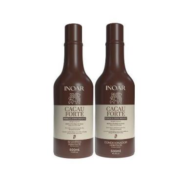 Imagem de Inoar kit shampoo + cond 500ml cacau forte