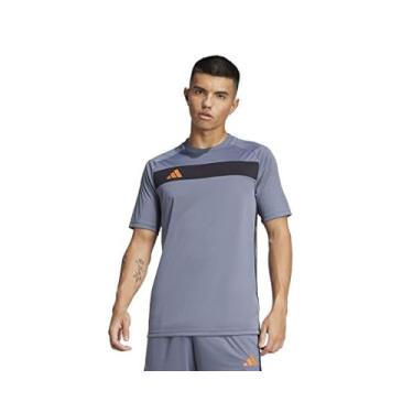 Imagem de Camiseta Adidas Masculina Tr 25 Essentials Futebol Team Onix/Super Orange JD0453 P