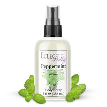 Imagem de Eclectic Lady Spray corporal de hortelã-pimenta, 227 g, névoa corporal para mulheres com fragrância limpa, leve e suave, colônia com aroma suave e sutil para uso diário