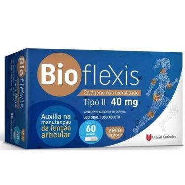 Imagem de Bioflexis Colágeno Não Hidrolisado Tipo II 40mg 60 cápsulas - UNIAO QU
