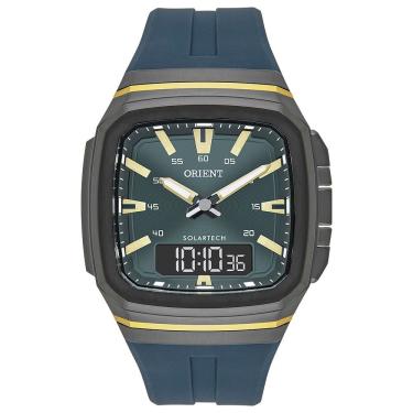 Imagem de Relógio ORIENT masculino anadigi solar verde GTSPA001 E1EX
