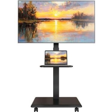 Imagem de Suporte de TV ECOTINY Steel Base Rolling para TVs de 32-75 polegadas
