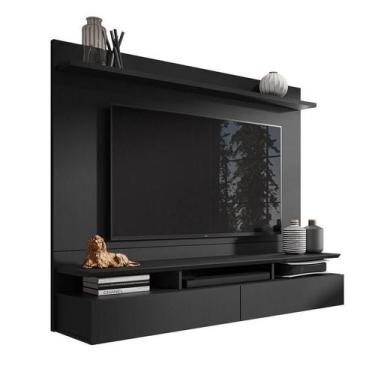 Imagem de Home Suspenso para TV Noruega Preto - Fdecor - Móveis Leão