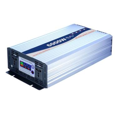 Imagem de 3000W DC 12V 24V 48V 60V 72V Inverter Power Pure Wave Sine, 6000W Pico de potência Dividida DC DC Saída CA 110V/220V Inversor de tensão de carro solar de carro,24V to 220V