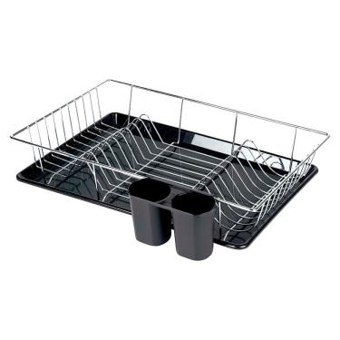 Imagem de Escorredor de Louças 18 Pratos Preto