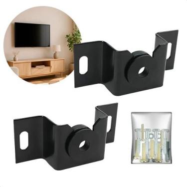 Imagem de Suporte Tv Fixo Universal Preto 32 42 43 50 55 65 Polegadas Preto - Jh