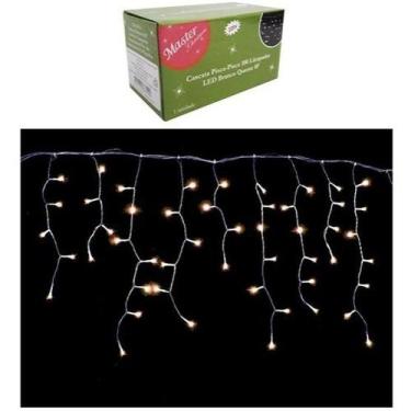 Imagem de Cascata Pisca-pisca 100 Lamp Led Br Quente 8f 220v Qg084nc1002 - RIO M