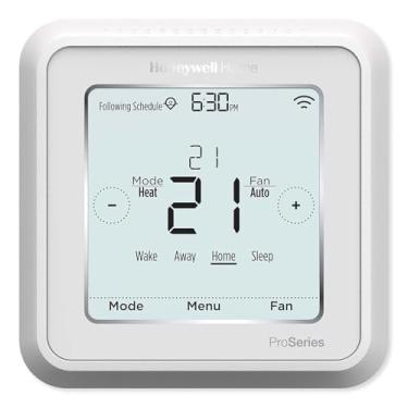 Imagem de Honeywell TH6220WF2006/U Lyric T6 Pro Wi-Fi Programmable Thermostat with Stages Up to 2 Heat/1 Cool Heat Pump or 2 Heat/2 Cool Conventional