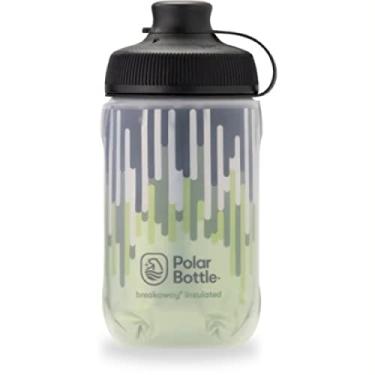 Imagem de Polar Bottle Garrafa de água para bicicleta de montanha com isolamento Breakaway Muck – livre de BPA, garrafa de compressão esportiva e ciclismo com capa contra poeira (zíper – musgo e deserto, 340 g)