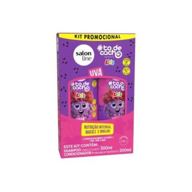 Imagem de Kit Salon Line Tô de Cacho Kids Uva