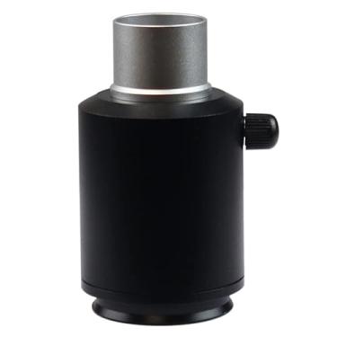 Imagem de Parco Scientific PA-CM-22 Adaptador de lente de montagem C ajustável para microscópio estéreo trinocular, interface de câmera de 25 mm
