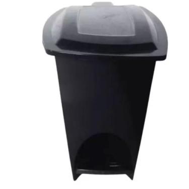 Imagem de Lixeira com Pedal 7L  Plástico Reforçado para Cozinha, Banheiro, Quart