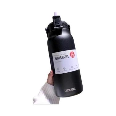 Imagem de Copo Térmico De Aço Inoxidável De 1700ML, Garrafa Térmica Portátil Par