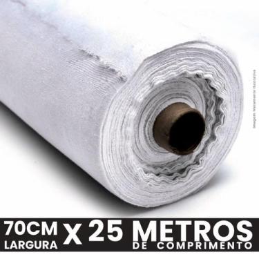 Imagem de Tecido Alvejado Pé De Galinha Branco Rolo 25 Metros Pano de Prato algo