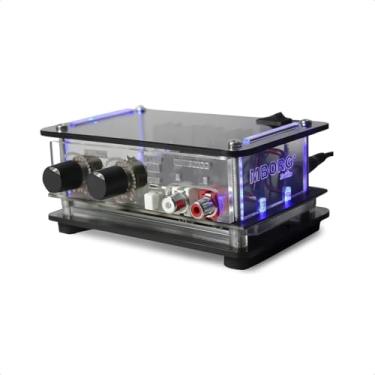 Imagem de Mini Amplificador de som áudio para Caixa acústica de Som, PC, Notebook, tablet, MBORG RC40 para casa, loja, salas, consultórios, salas de aula para caixas acústicas de 30 a 50w