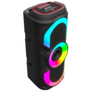 Imagem de Caixa De Som Bluetooth Led Rgb Usb Fm Tws 50w Xtrad 110 220v - X-TRAD