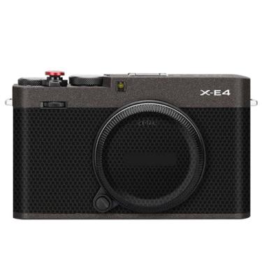 Imagem de X-E4 Premium Camera Premium Adesivo Película Protetora Anti-arranhões para FujiFilm X-E4 XE4 Decalques (Marrom Metálico)