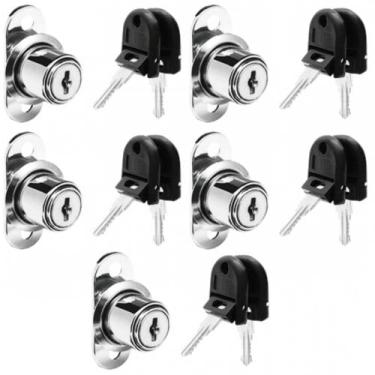 Imagem de Fechadura Pressão Porta de Correr 22mm 24,5mm 32mm 05 Peças - Hardt / 