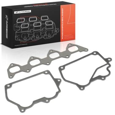 Imagem de A-Premium Conjunto de juntas de vedação do coletor de motor superior e inferior compatível com Toyota Corolla 1993-1997, Celica 1994-1997 e Geo Prizm 1993-1997