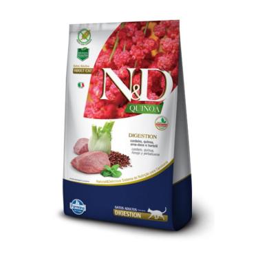 Imagem de Ração N&D Quinoa Digestion Cordeiro Gatos Adultos 1,5Kg