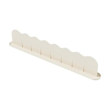 Imagem de ＫＬＫＣＭＳ Protetor contra respingos de pia, fácil de limpar, antiderrapante, para cozinha, ilha e banheiro, protetor de borda, tela antirrespingos, Branco