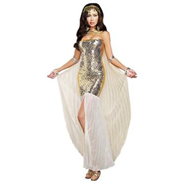 Imagem de Dreamgirl Fantasia Nefertitti Feminina, Dourado, P