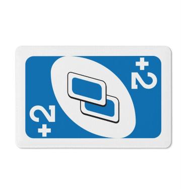 Imagem de Tapete de Tecido Multiuso 60x40cm - Carta Compre 2 Azul