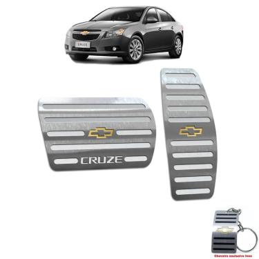 Imagem de Pedaleira Automatico Chevrolet Cruze 2012 Até 2016 Aço Inox