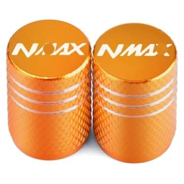 Imagem de Tampas de haste de válvula de pneu de roda de alumínio CNC Capas herméticas acessórios de motocicleta compatíveis com Y&AMAHA NMAX 155 125 NMAX155 NMAX125 NMAX150 (dourado 1 par)