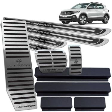 Imagem de Descanso + Soleiras + Pedaleira T-Cross Comfortline Preto AR