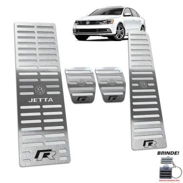 Imagem de Pedaleira Manual + Descanso Jetta R-line 2011/2018 Prata