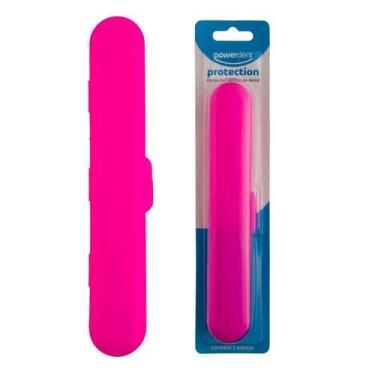 Imagem de Estojo Escova de Dentes Powerdent Protection, Rosa