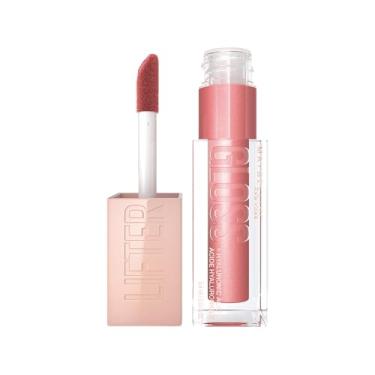 Imagem de Maybelline NY Lip Lifter Gloss Brilho Labial com Ácido Hialurônico, Promove Lábios Volumosos, Hidratados e Cheios de Brilho, Aplicador XL para Make Glow, Cor Moon, 5.4ml