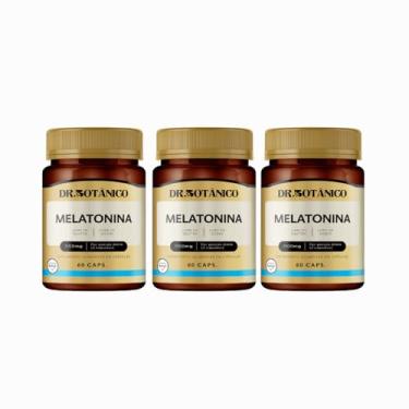 Imagem de MELATONINA DR. BOTANICO 60 Cápsulas Kit 3 Unidades