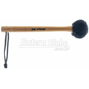 Imagem de Maçaneta C. Ibañez Premium Percussão X-Pro M PEL para Surdo com Ponta em Pelúcia mais comprida