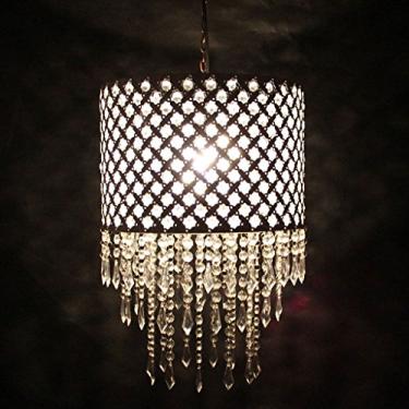 Imagem de Luminária pendente moderna LED, luminária pendente de cerâmica europeia de luxo, lustre simples de liga de zinco europeia, iluminação para sala de estar, quarto, hotel, restaurantes, luminár