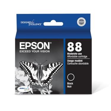 Imagem de Epson T088120 DURABrite Ultra 88 Cartucho de jato de tinta de uso moderado – Preto