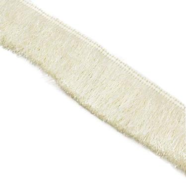 Imagem de Decoração requintada de borla, 10 metros x 3,5 cm de largura com franja de borla, tecido de acabamento de renda, fita de costura DIY para cortina, roupas, mesa, decoração de casa (vermelho) (cor