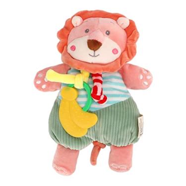 Imagem de Zhjvihx Mordedor de Leão para Bebês, Design de Desenho Animado de Leão Fofo, Brinquedos para Casa para Recém-nascidos para Educação Precoce