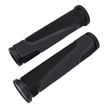 Imagem de Manopla De Bicicleta Punho Bike 125mm Comfort Borracha Tpr - GTA, Pret