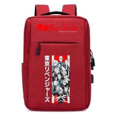 Imagem de Mochila Escolar Infantil Unissex Com Estampa DTF Revengers Tokyo Com E