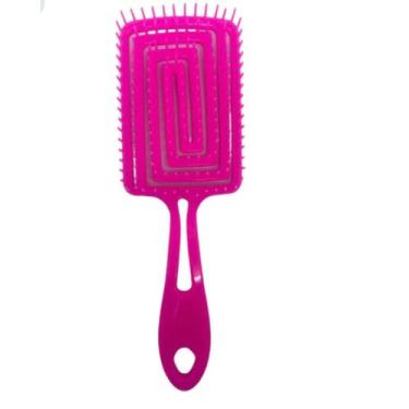 Imagem de Escova raquete plástica flexível - Bicota, Rosa