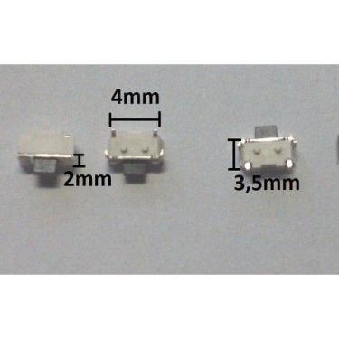 Imagem de Micro Chave Tactil Smd 2x4mm Tablet Gps Mp5 Power E Volume - bgb
